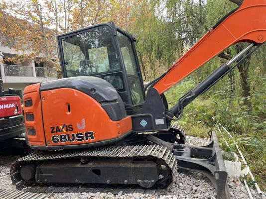 Jepang Asli Digunakan Hitachi ZX68USR-5A Crawler Excavator Dalam kondisi yang sangat baik