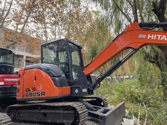 Jepang Asli Digunakan Hitachi ZX68USR-5A Crawler Excavator Dalam kondisi yang sangat baik