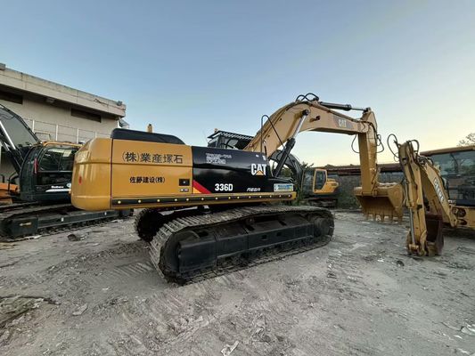 Digunakan Crawler Caterpillar 336D Excavator Repaint Warna 36 Ton Untuk Pertambangan