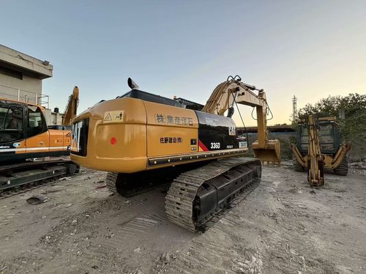 Digunakan Crawler Caterpillar 336D Excavator Repaint Warna 36 Ton Untuk Pertambangan