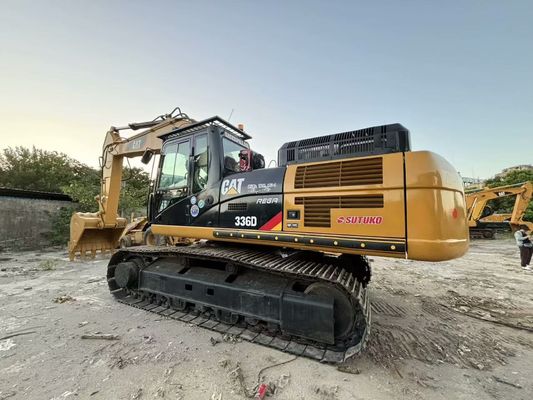 Digunakan Crawler Caterpillar 336D Excavator Repaint Warna 36 Ton Untuk Pertambangan