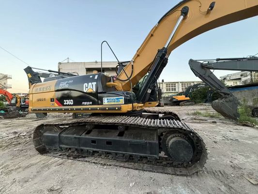Digunakan Crawler Caterpillar 336D Excavator Repaint Warna 36 Ton Untuk Pertambangan