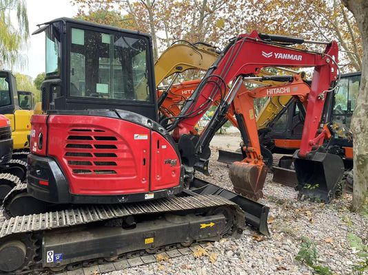 Original Jepang Digunakan Yanmar Vio55-5B Mini Excavator Dengan Mesin EPA/ Digunakan Kubota Mini Excavator Untuk Dijual