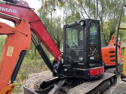 Original Jepang Digunakan Yanmar Vio55-5B Mini Excavator Dengan Mesin EPA/ Digunakan Kubota Mini Excavator Untuk Dijual