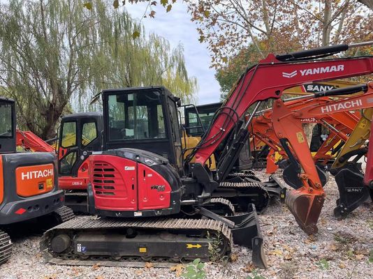 Original Jepang Digunakan Yanmar Vio55-5B Mini Excavator Dengan Mesin EPA/ Digunakan Kubota Mini Excavator Untuk Dijual