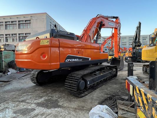Cat ulang digunakan Doosan DX340LC-9C Crawler Excavator Dalam kondisi yang sangat baik