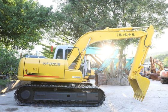 Original Jepang digunakan Sumitomo SH120-6 Crawler Excavator Dalam kondisi yang sangat baik