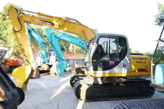 Original Jepang digunakan Sumitomo SH120-6 Crawler Excavator Dalam kondisi yang sangat baik