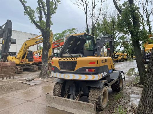 2018 Tahun Digunakan SDLH LG670BM Wheel Excavator Dengan Clamp Hidraulik