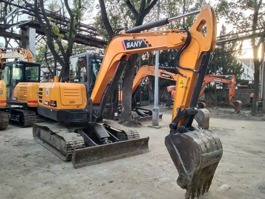 2020 Tahun Digunakan SANY SY60C-9 Mini Crawler Excavator Warna Asli