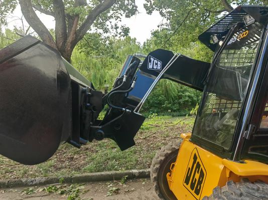 2016 Tahun Digunakan JCB 185 ECO Skid Steer Loader Dengan Hydraulic Quck Coupler