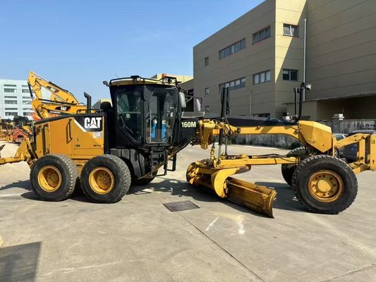 Original Jepang Caterpillar 160M Motor Grader Dalam kondisi yang sangat baik