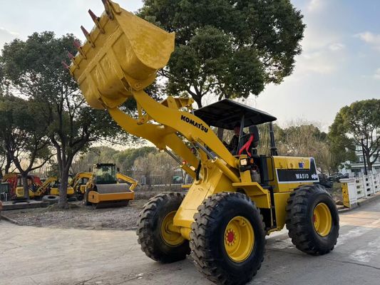 Original Jepang digunakan Komatsu WA510 Mini Wheel Loader bekerja dalam kondisi baik