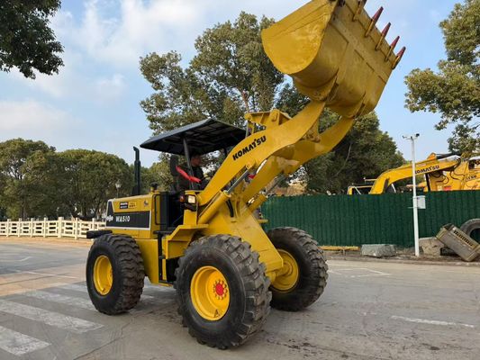 Original Jepang digunakan Komatsu WA510 Mini Wheel Loader bekerja dalam kondisi baik