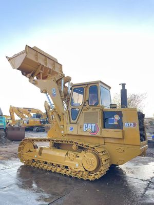 Cat ulang warna digunakan Caterpillar 973 Crawler Loader Dalam kondisi yang sangat baik