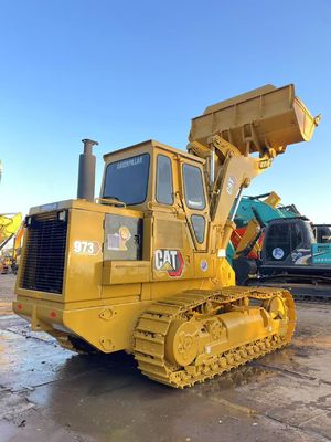 Cat ulang warna digunakan Caterpillar 973 Crawler Loader Dalam kondisi yang sangat baik