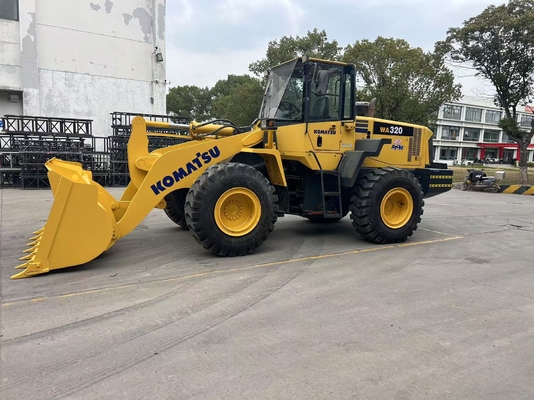 Tahun 2011 Asli Jepang Bekas Komatsu WA320-5 Wheel Loader Dalam Kondisi Sangat Baik