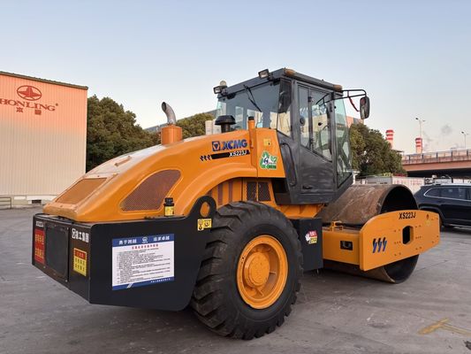 Digunakan XCMG XS223J Single Drum Compactor Mudah Operasi Dan Kondisi Baik