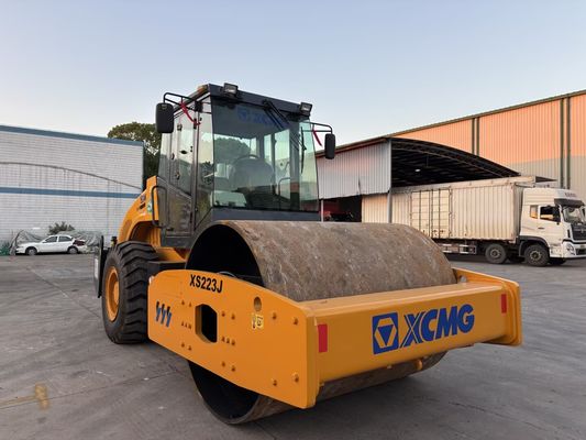 Digunakan XCMG XS223J Single Drum Compactor Mudah Operasi Dan Kondisi Baik