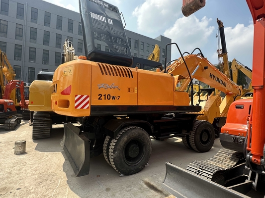 Ekskavator Roda Hyundai R210W-7 Korea Asli Dalam Kondisi Sangat Baik
