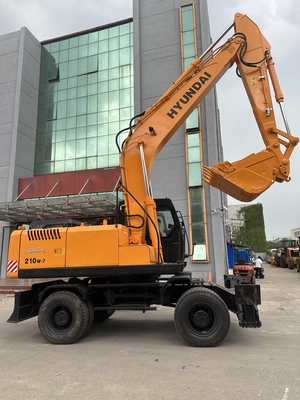 Ekskavator Roda Hyundai R210W-7 Korea Asli Dalam Kondisi Sangat Baik