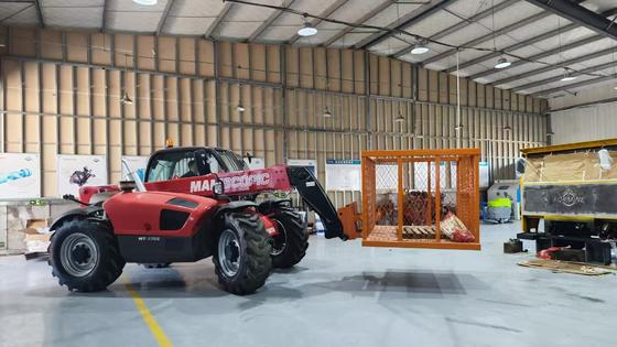 Digunakan Manitou MT-X732 Telehandler tahan lama untuk konstruksi
