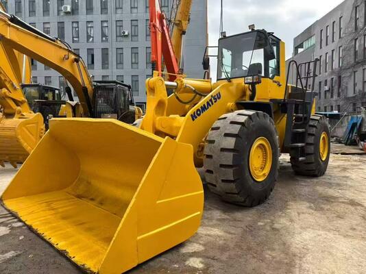 Cat ulang warna digunakan Komatsu WA500-3 wheel loader Dalam kondisi yang sangat baik