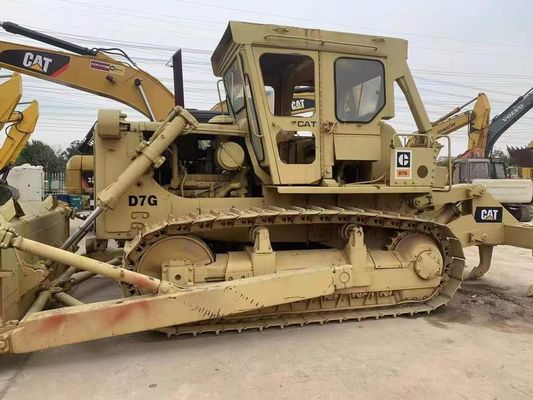 Kekuatan kedua tangan Caterpillar D7G Dozer Efisiensi Energi 6 Way Blade