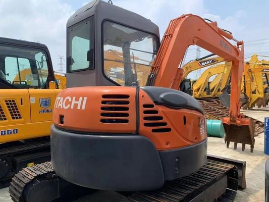 Original Jepang Digunakan Hitachi ZX55UR Mini Excavator Dalam kondisi yang sangat baik